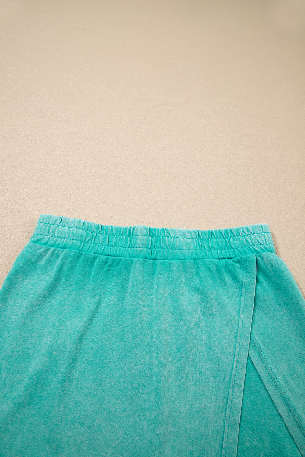 Mineral Wash Cotton Tank Top and Skort Set
