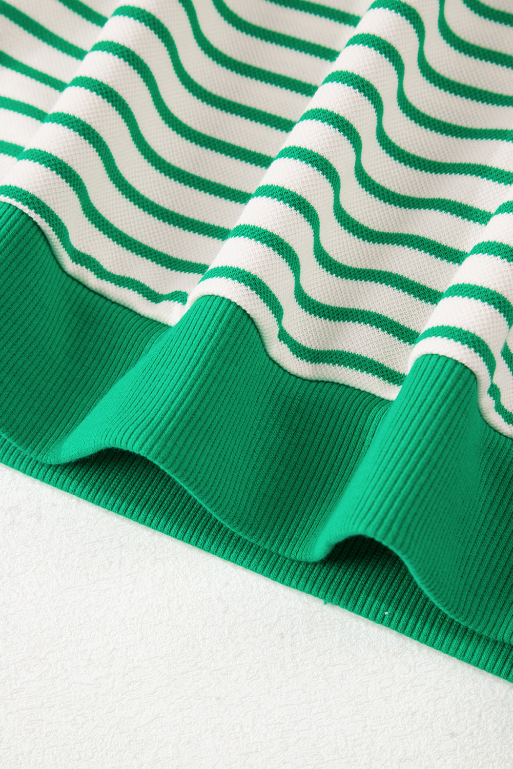 Striped Ruffle Short Sleeve Top