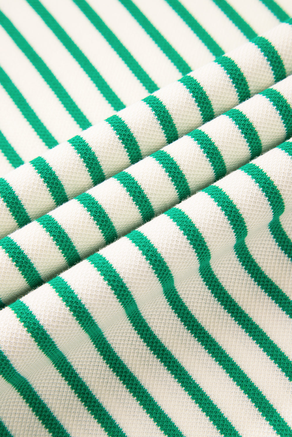 Striped Ruffle Short Sleeve Top