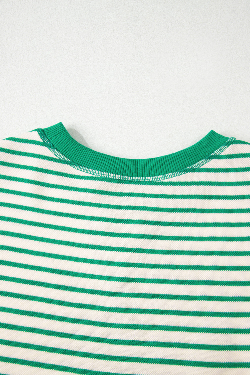 Striped Ruffle Short Sleeve Top