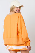 GAMEDAY PULLOVER- Peach Love