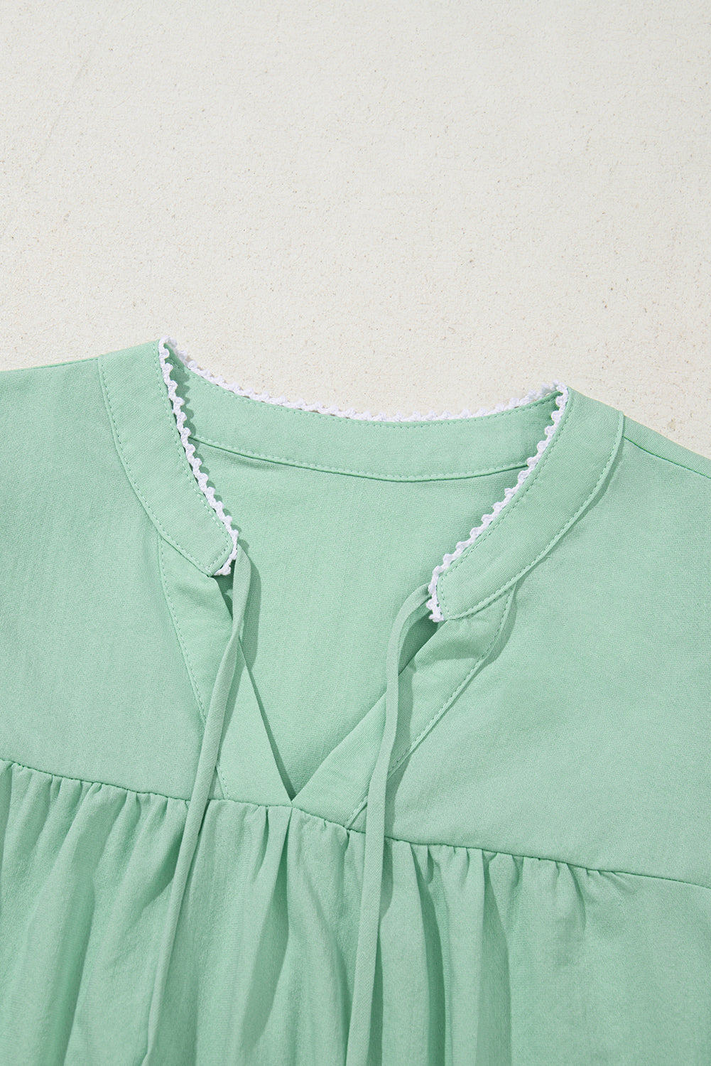 Embroidered Puff Sleeve Blouse