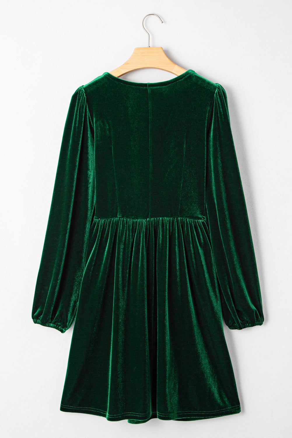 Pre Order/ Arrives in 3 Weeks! Bow Velvet Mini Dress