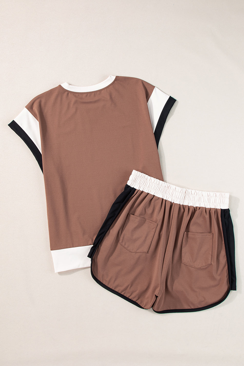 Cap Sleeve Tee Shorts Set