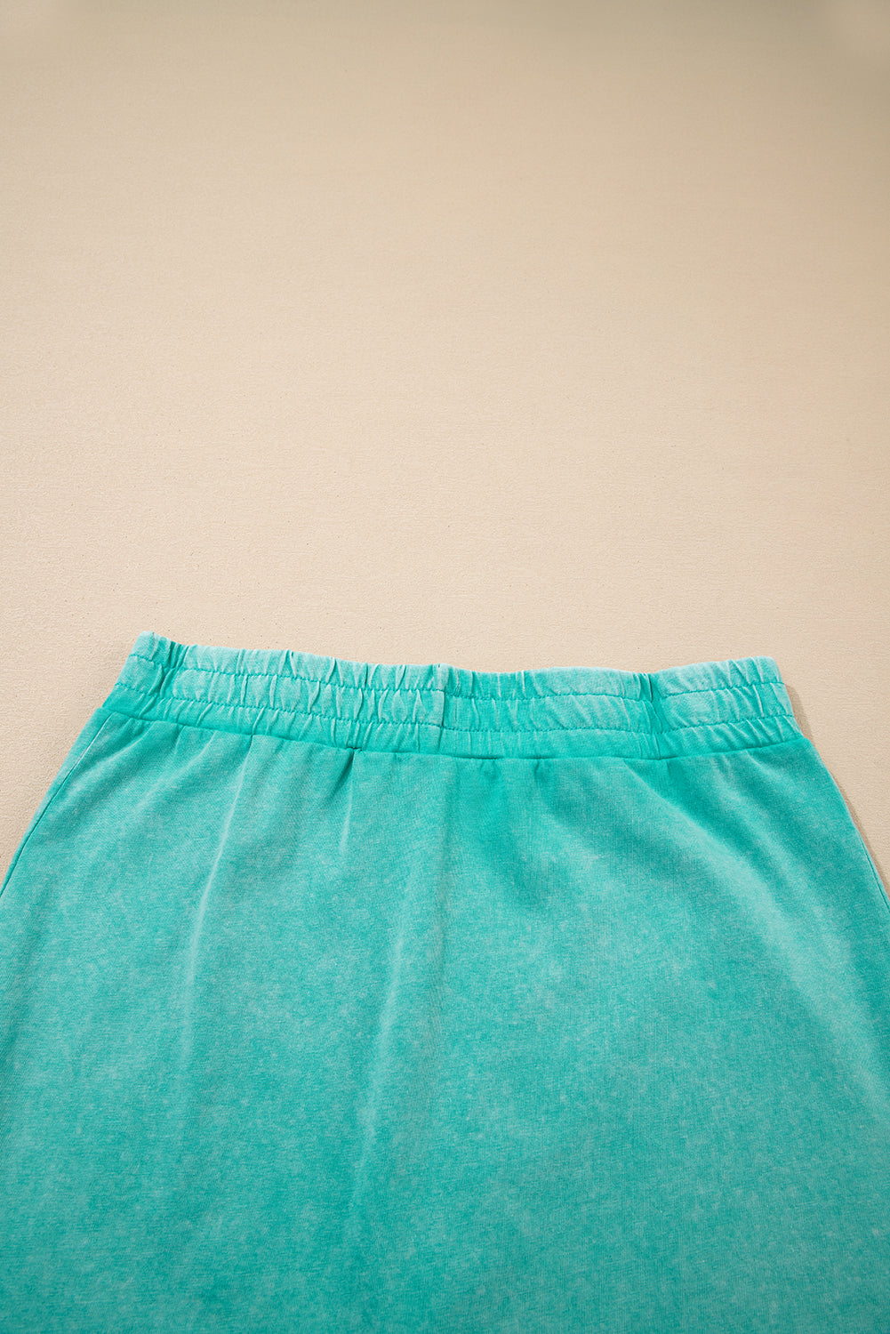 Mineral Wash Cotton Tank Top and Skort Set
