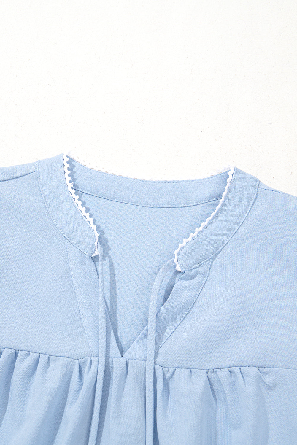 Embroidered Puff Sleeve Blouse