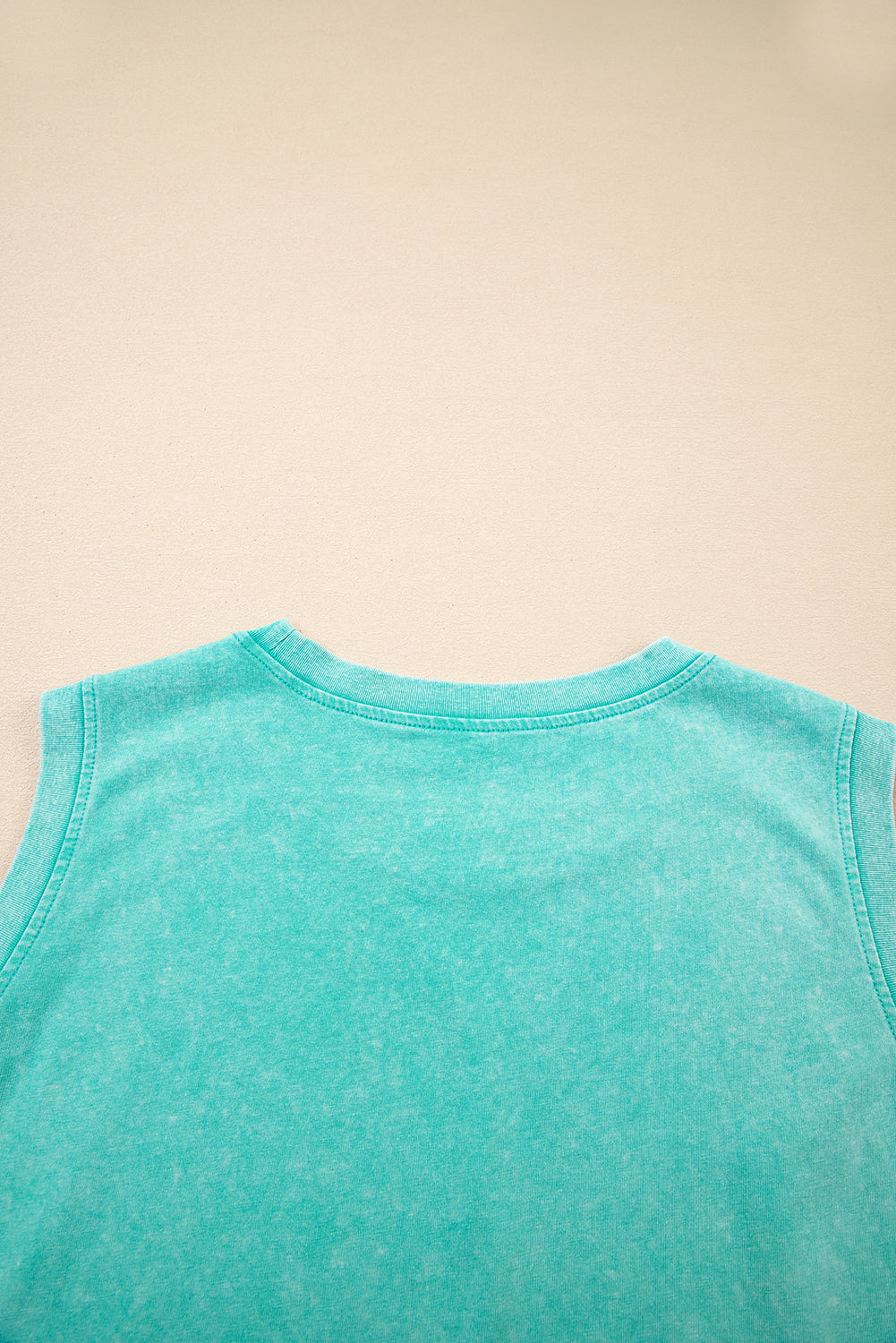 Mineral Wash Cotton Tank Top and Skort Set
